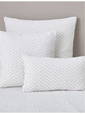 The White Company Brittany cotton-voile cushion 50cm x 30cm - British product