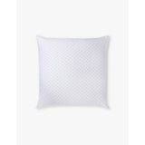 The White Company Brittany dot-print cotton cushion 50cm (British brand)