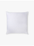 The White Company Brittany dot-print cotton cushion 50cm (British brand)
