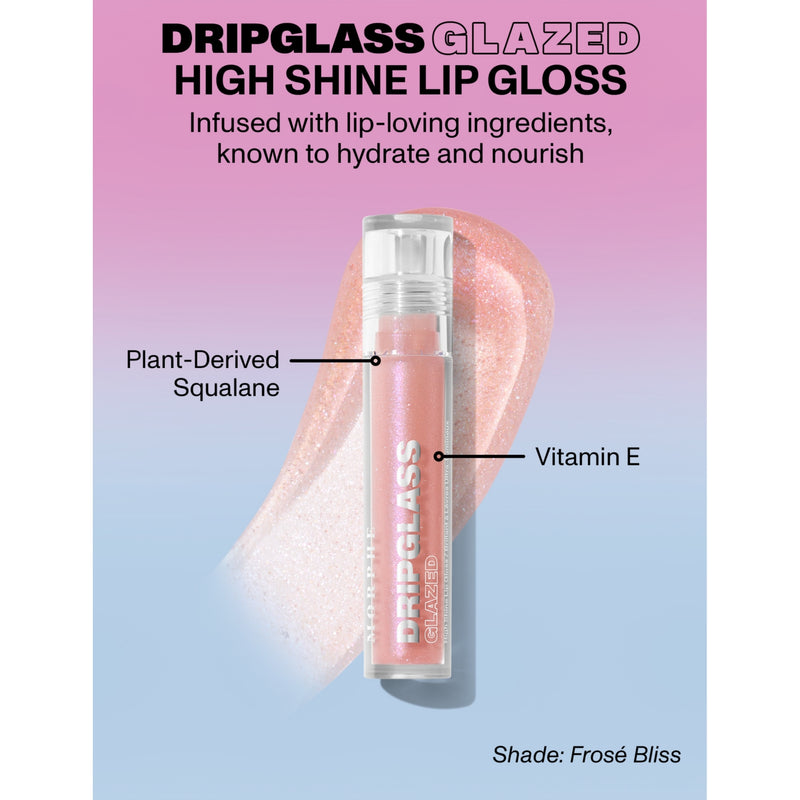Morphe Dripglass Glazed lip gloss in Aurascape 3.8ml - British product
