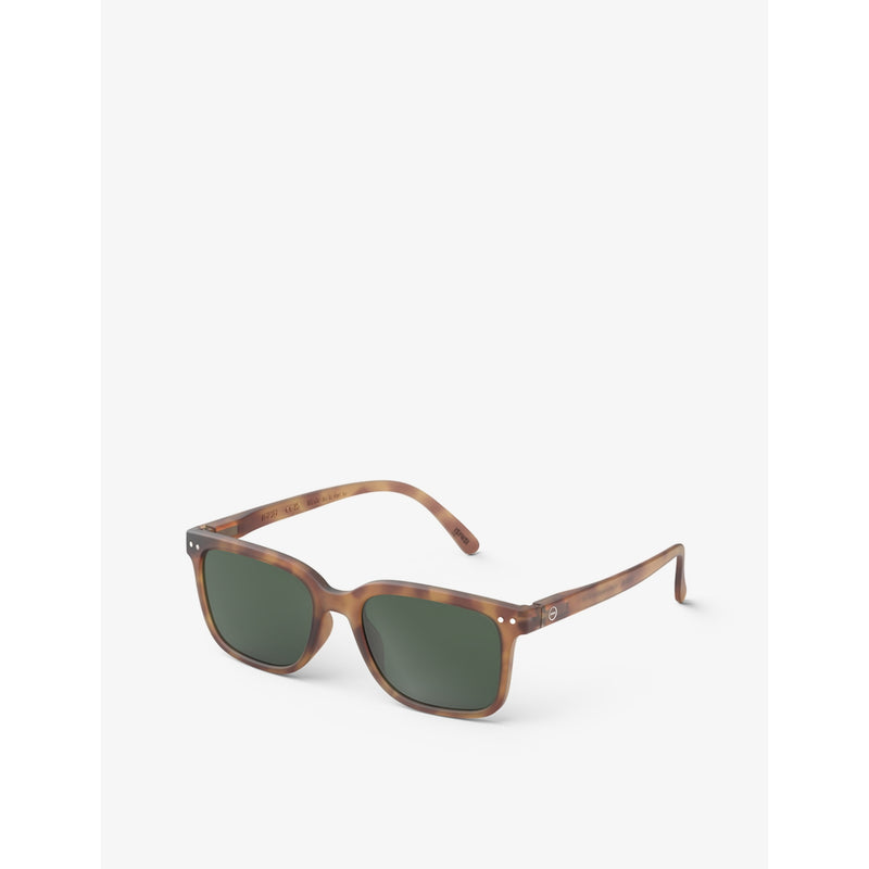 Izipizi #L square sunglasses in havane with tinted lenses, UK version