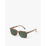 Izipizi #L square sunglasses in havane with tinted lenses, UK version