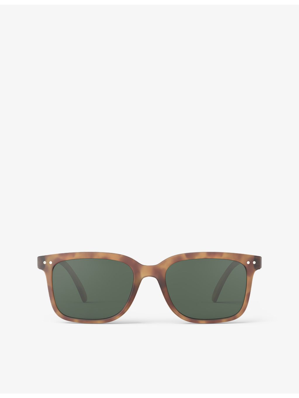 Izipizi #L square sunglasses in havane with tinted lenses, UK version