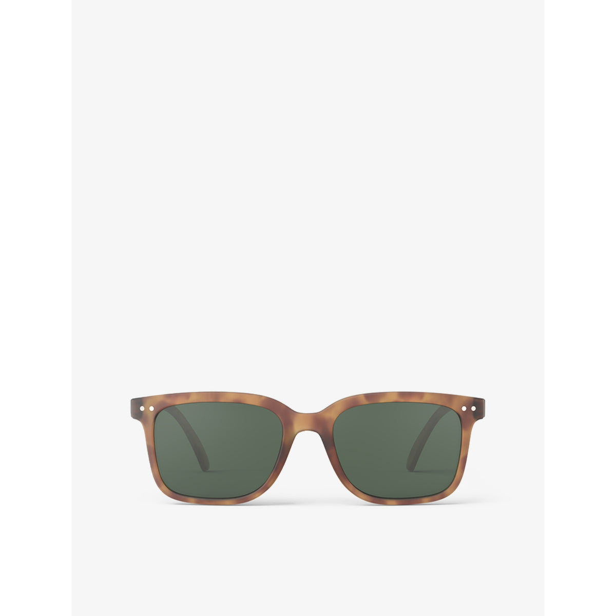 Izipizi #L square sunglasses in havane with tinted lenses, UK version