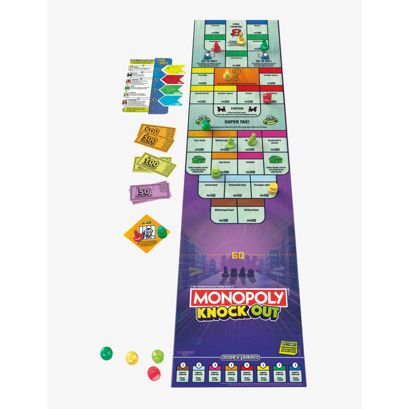Monopoly Knockout board game - British product