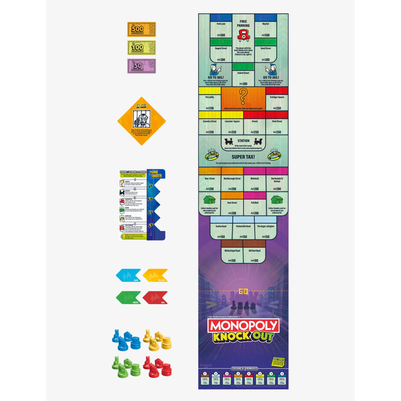 Monopoly Knockout board game - British product