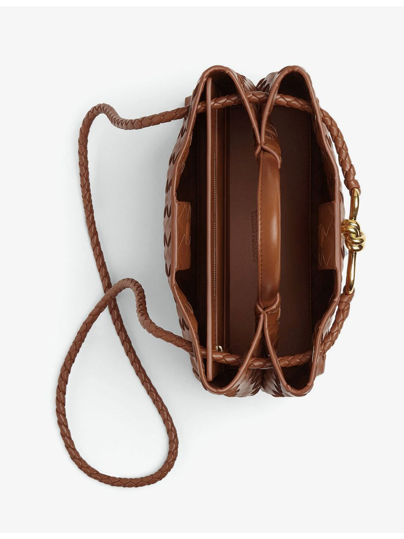 Bottega Veneta Andiamo small top-handle leather bag (British brand)