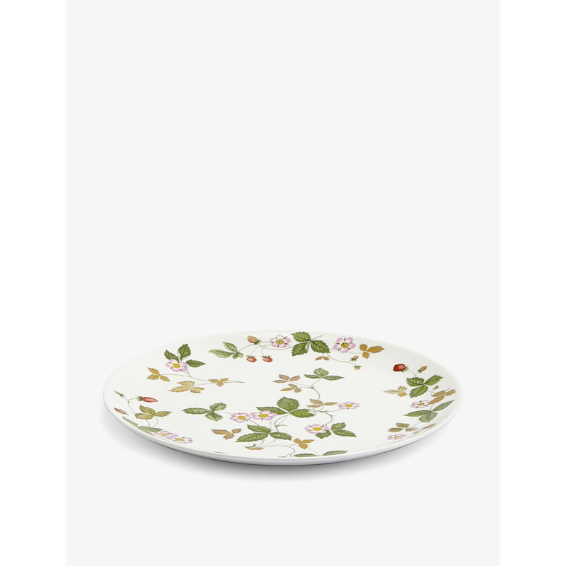 Wedgwood Wild Strawberry bone-china plate 27cm, UK version