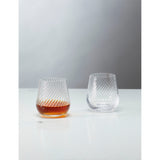 Vera Wang Wedgwood swirl crystal tumblers set of two, UK version