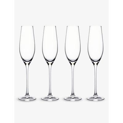 selfridges Waterford Marquis Moments Crystal Champagne Flutes Set of Four 210ml- Buy online at McGrocer