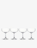 Waterford Marquis Moments crystal champagne coupe glasses set of four (British brand)