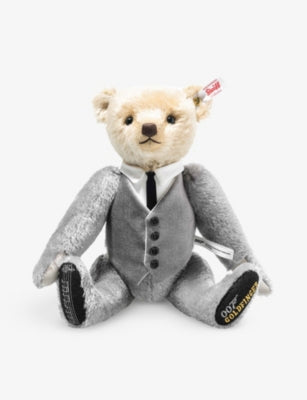 Steiff James Bond Goldfinger teddy bear 30cm, UK version
