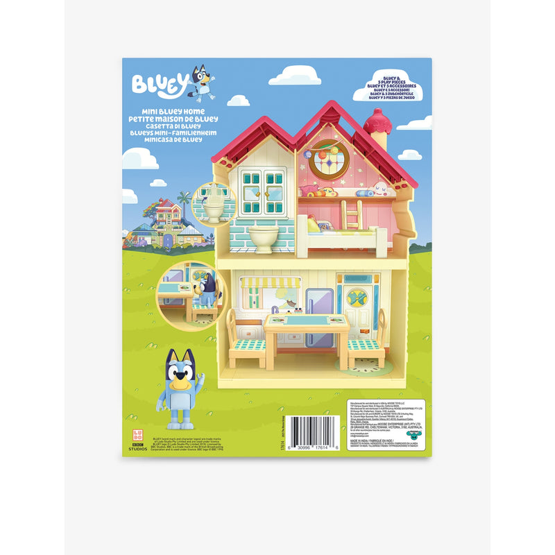 Bluey Mini Heeler Home playset with Bluey figure, UK version