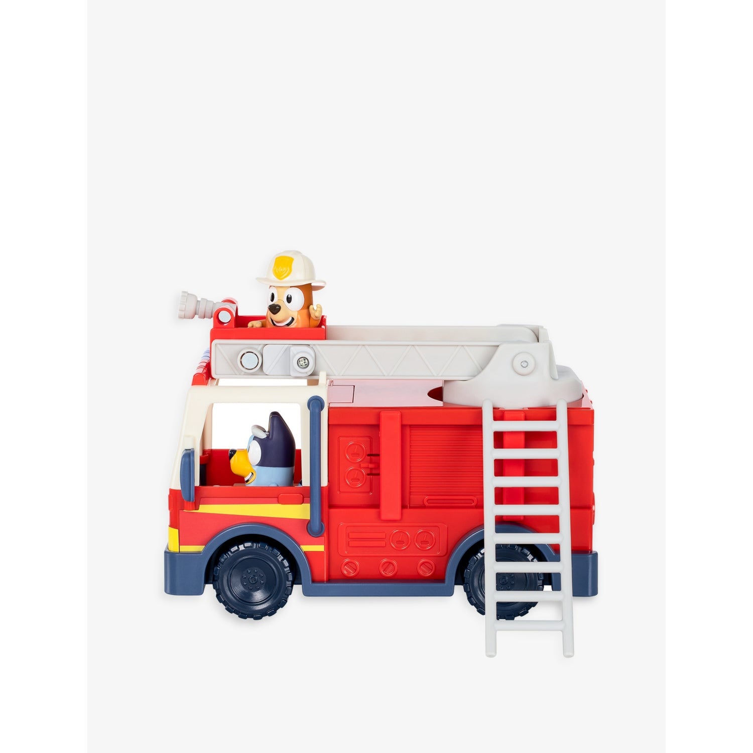 Bluey Bingo's Firetruck Playset with movable figures and accessories - British product