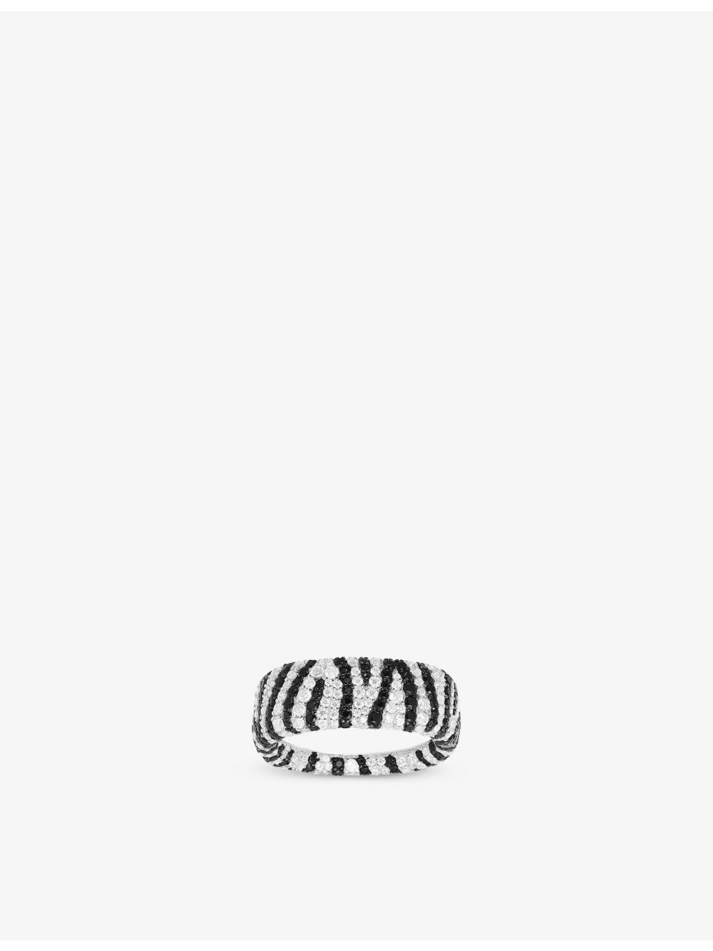 APM Monaco Animal Disco sterling-silver and zirconia ring, UK version