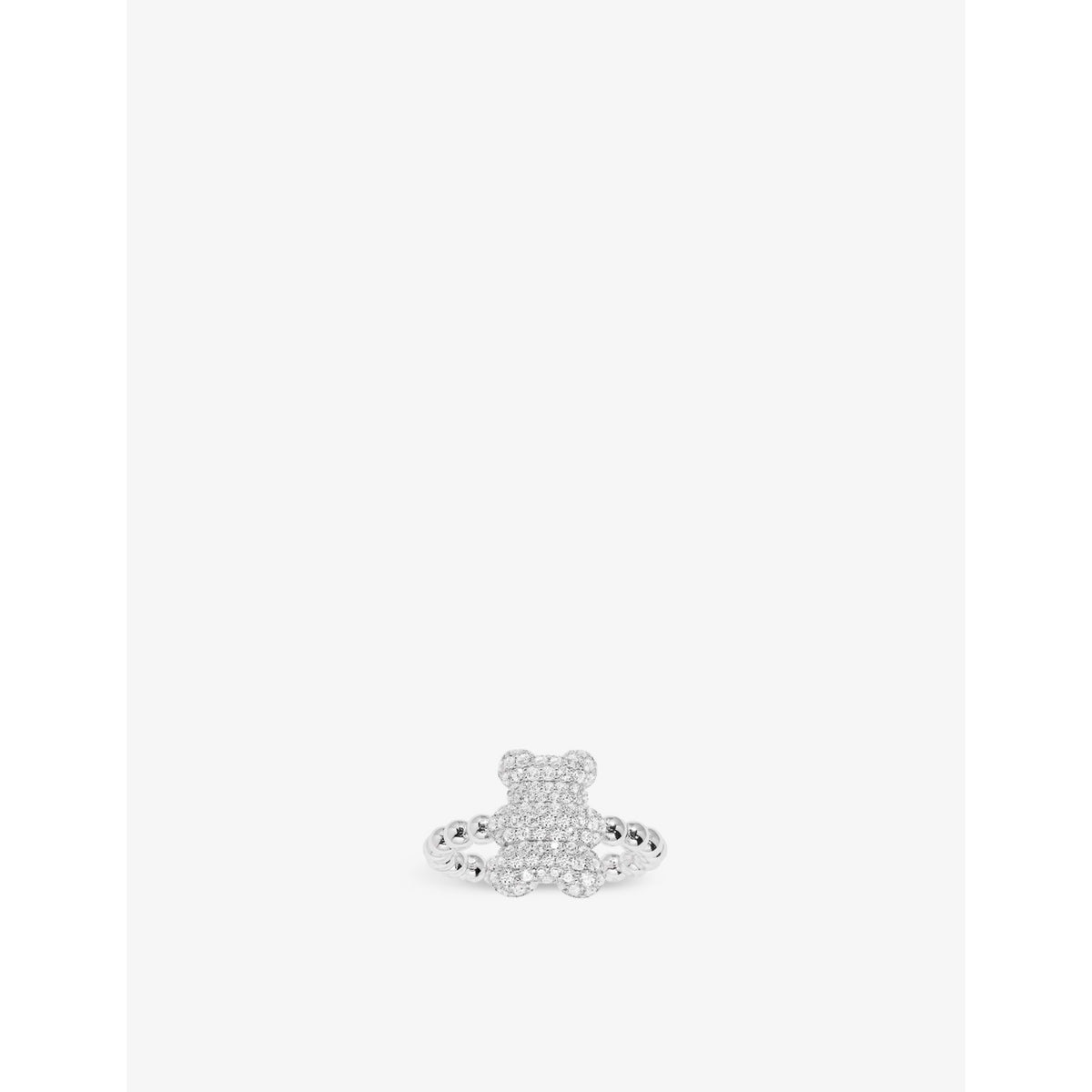 Yummy Baby Snow sterling-silver and zirconia ring - M