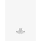 Yummy Baby Snow sterling-silver and zirconia ring - M