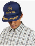 RESELFRIDGES Seaworld woven trucker cap, imported from the UK