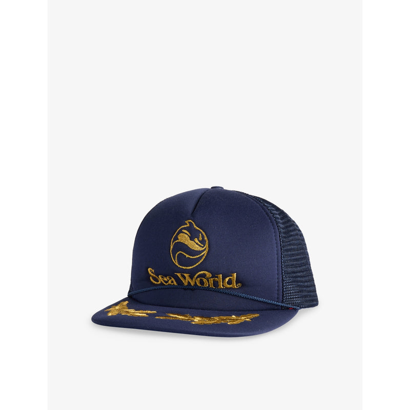 RESELFRIDGES Seaworld woven trucker cap, imported from the UK