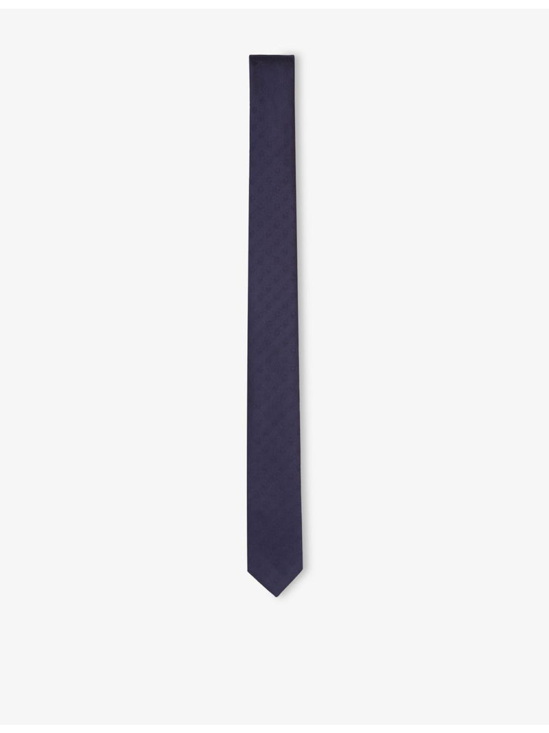The Kooples jacquard skull silk tie width 5cm (British brand)