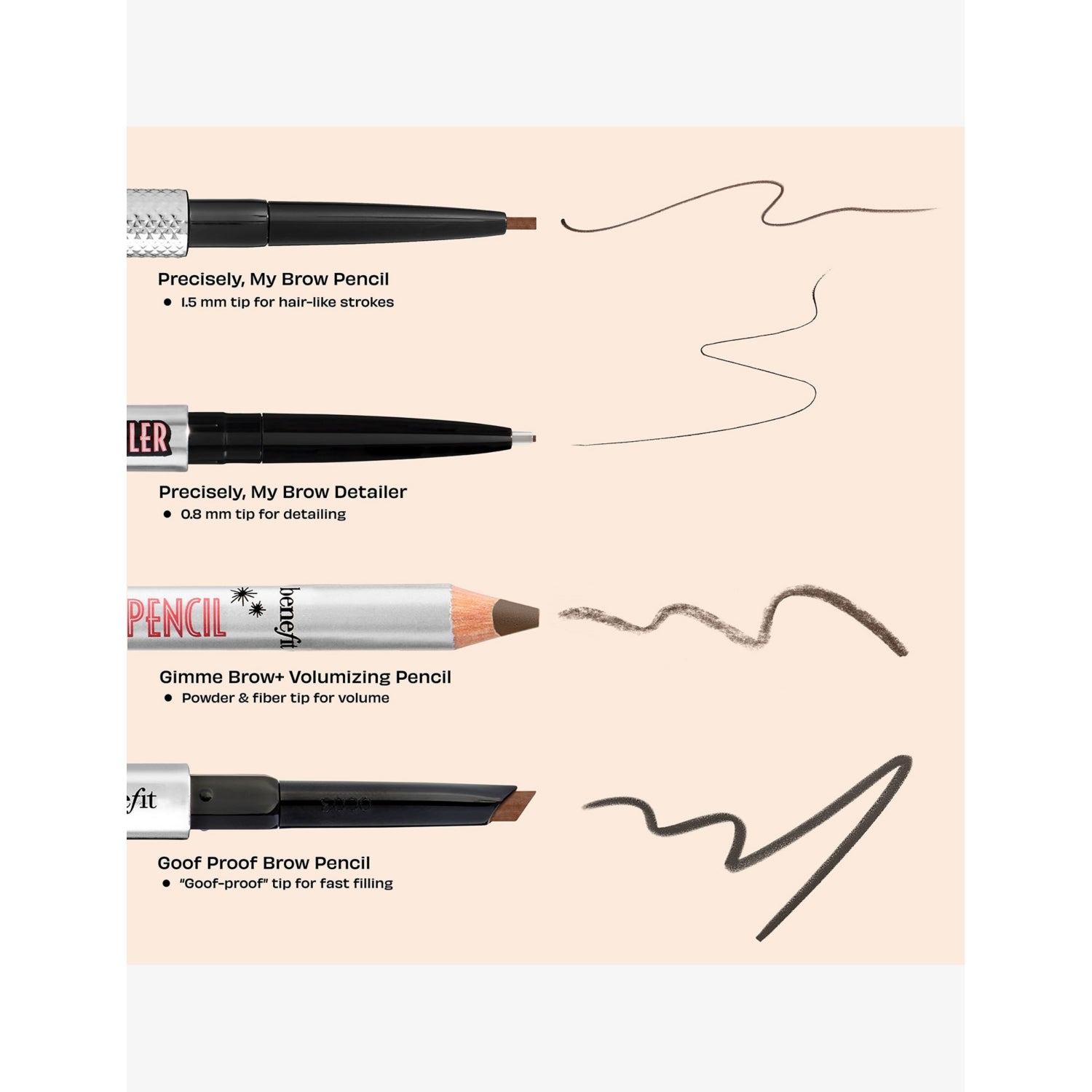 Benefit Precisely My Brow Detailer eyebrow pencil 0.02g (British brand)