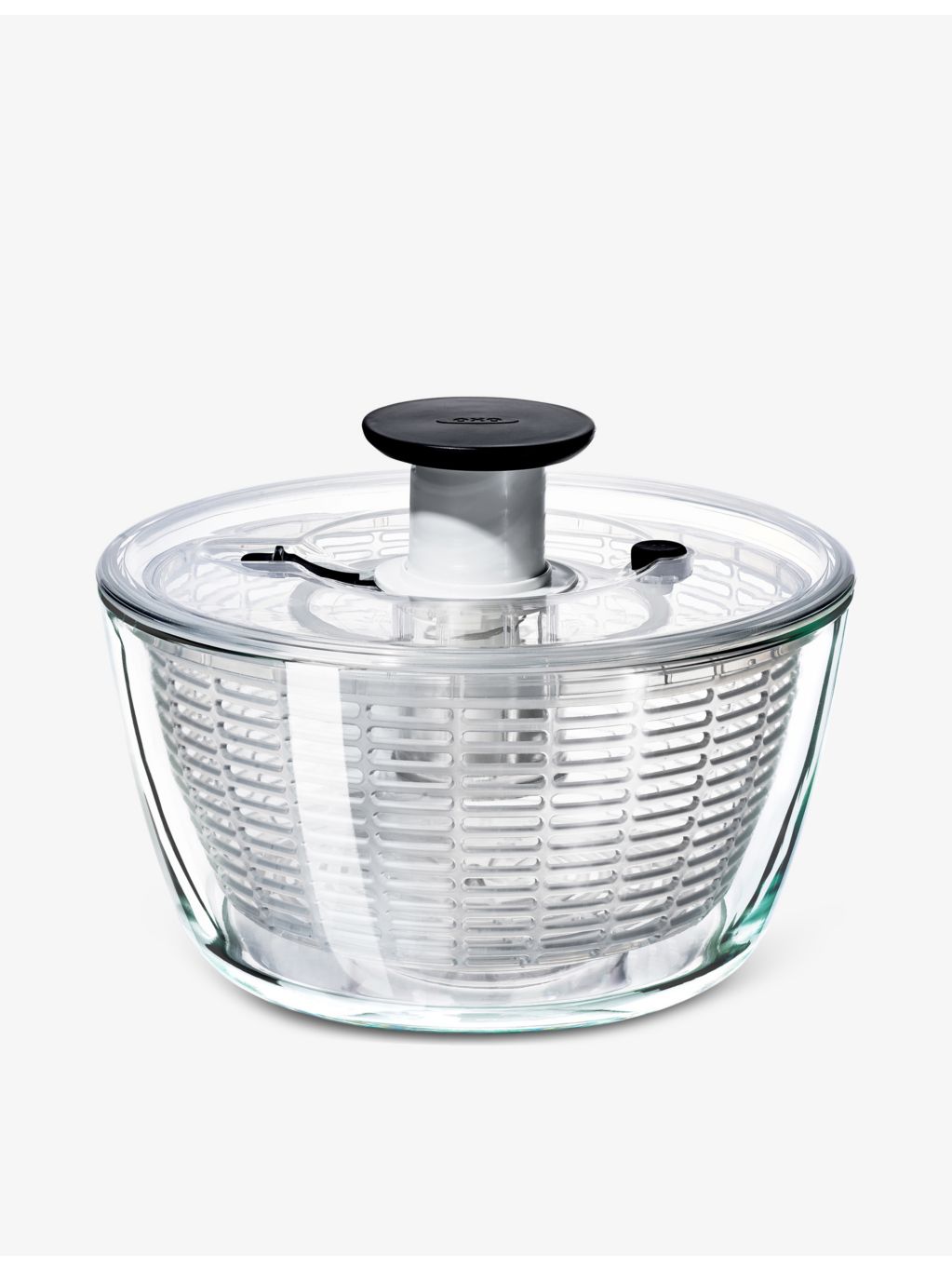 Oxo Good Grips salad spinner with glass basket - British product