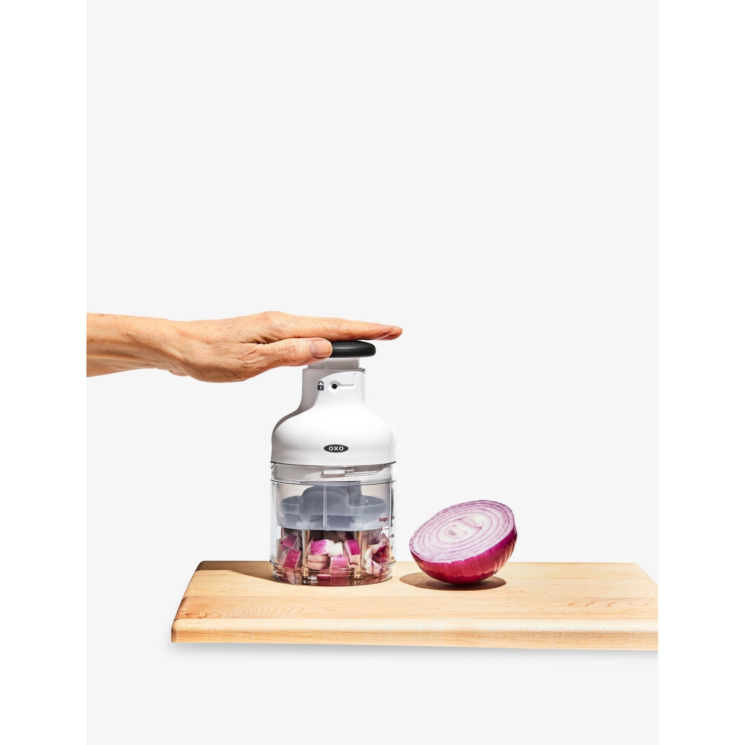 OXO Good Grips stainless steel food chopper - British product