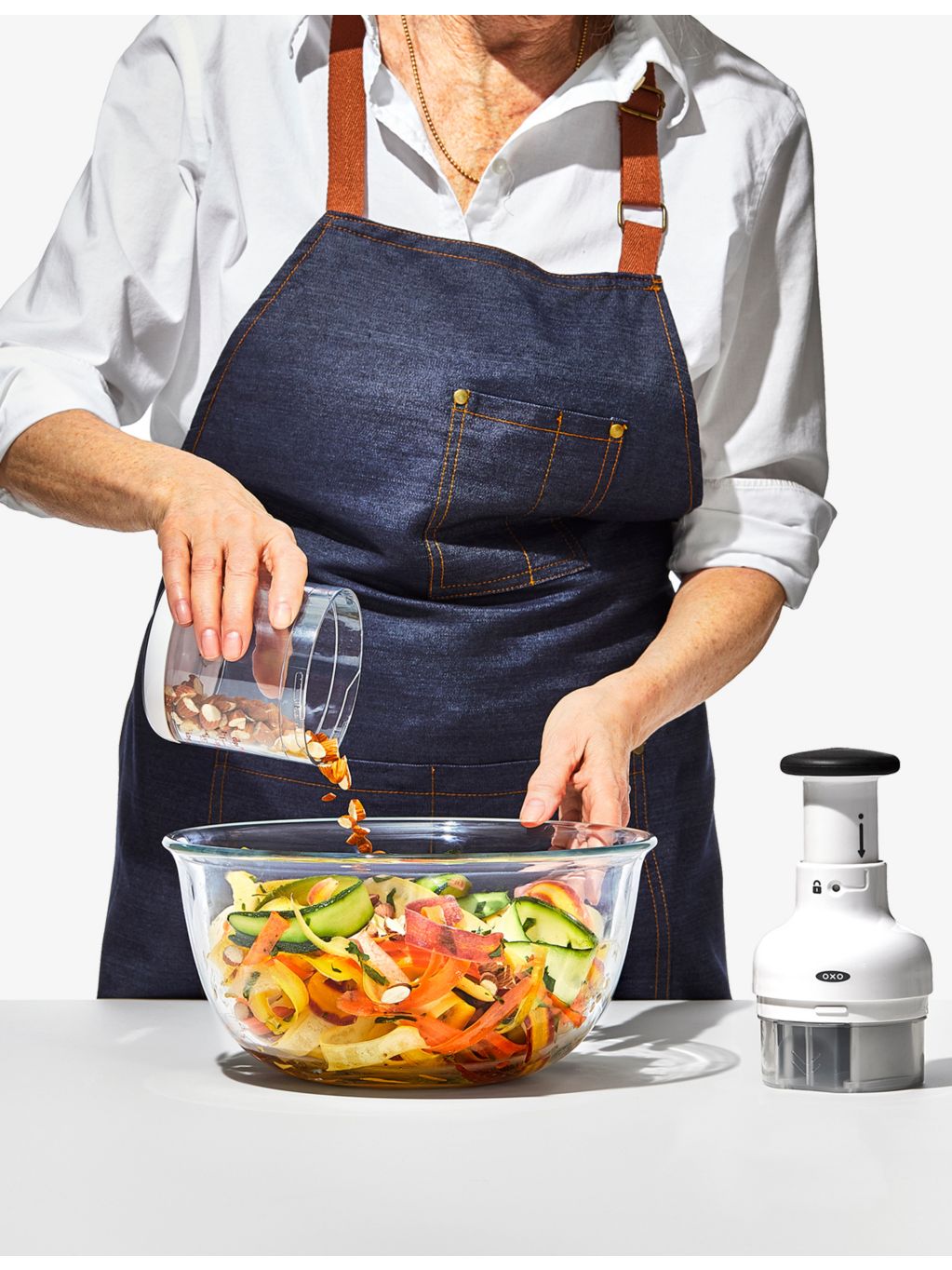 OXO Good Grips stainless steel food chopper - British product