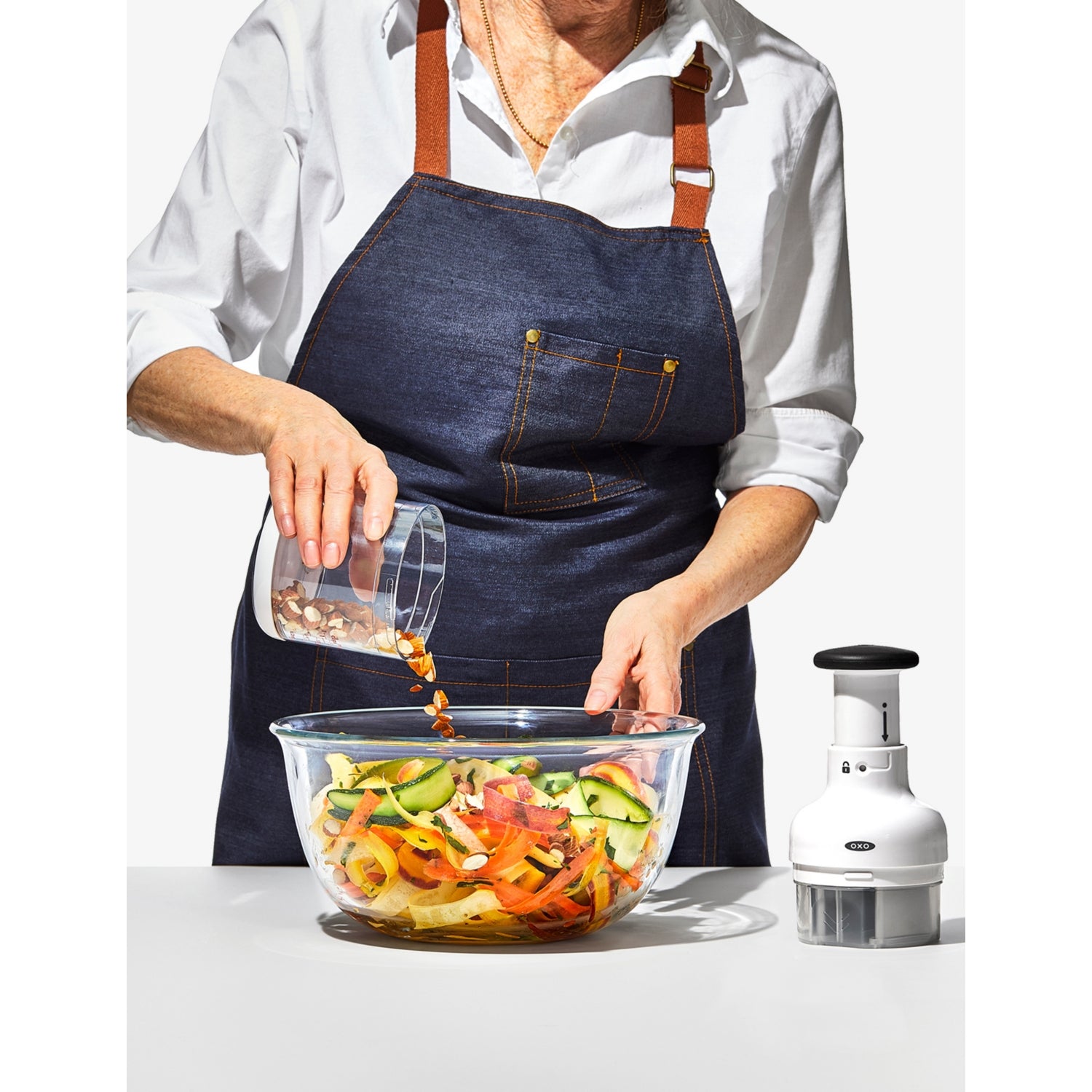 OXO Good Grips stainless steel food chopper - British product