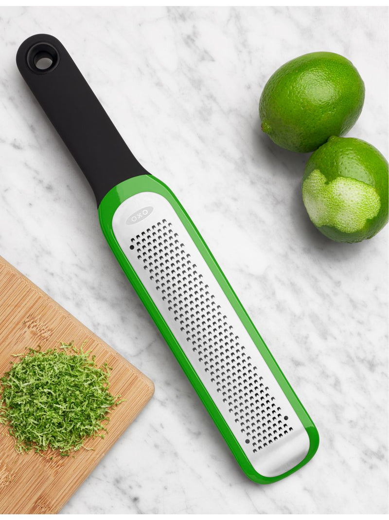 OXO Good Grips stainless-steel etched zester and grater (British brand)