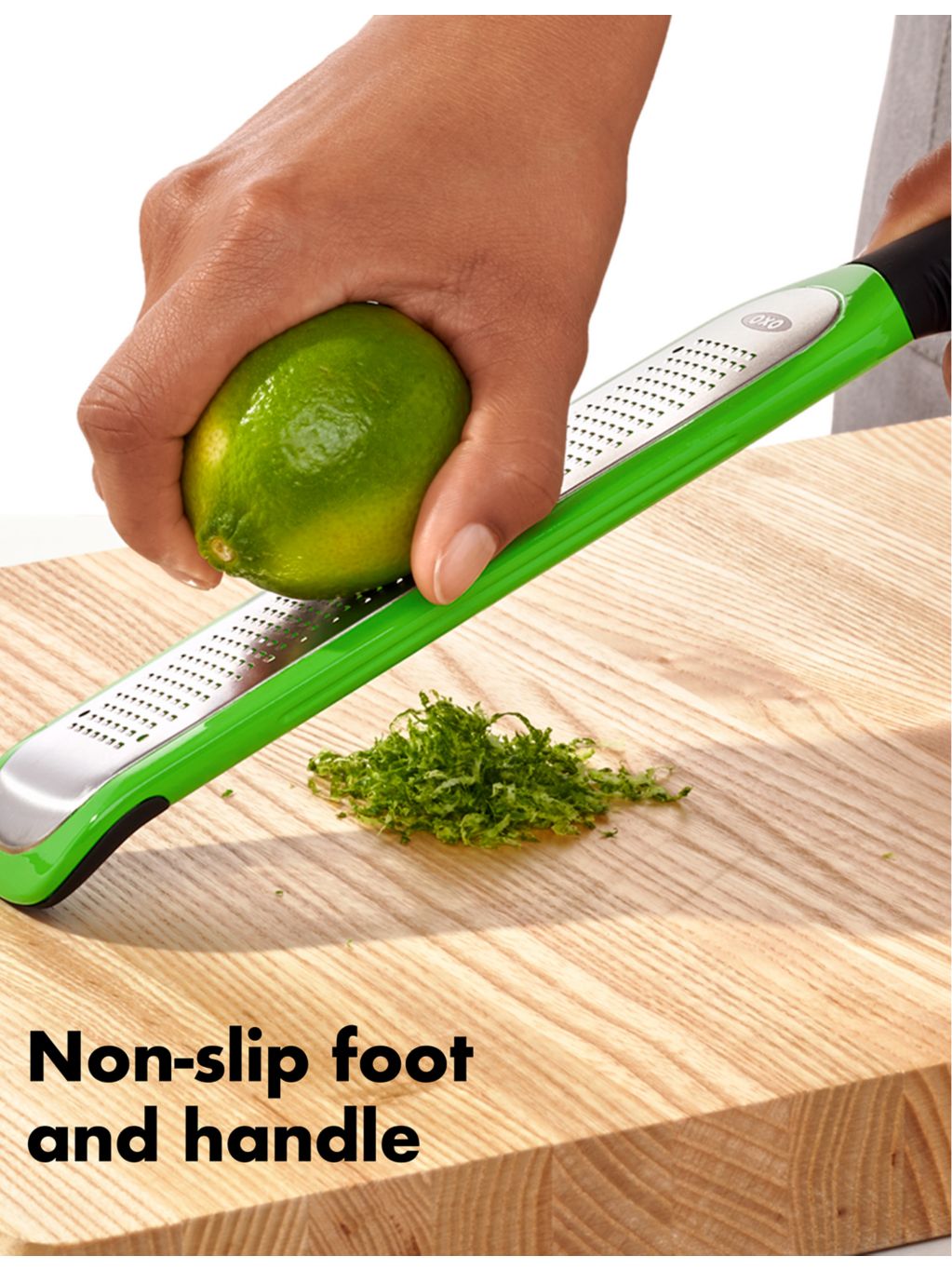 OXO Good Grips stainless-steel etched zester and grater (British brand)