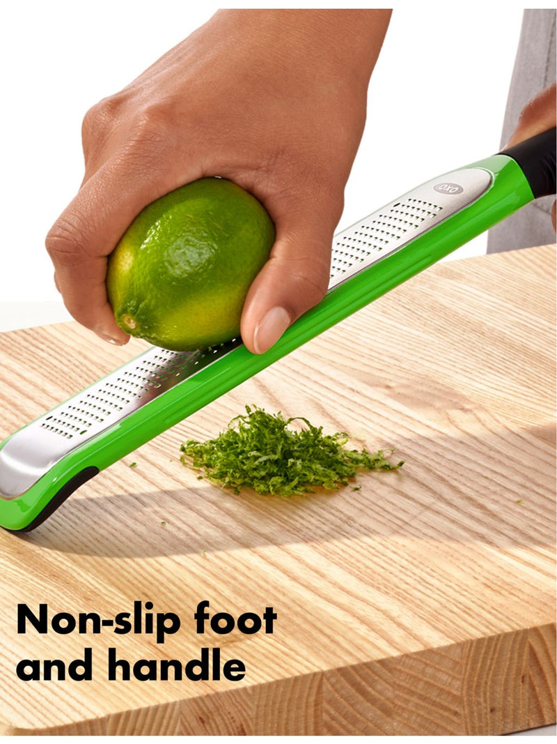 OXO Good Grips stainless-steel etched zester and grater (British brand)
