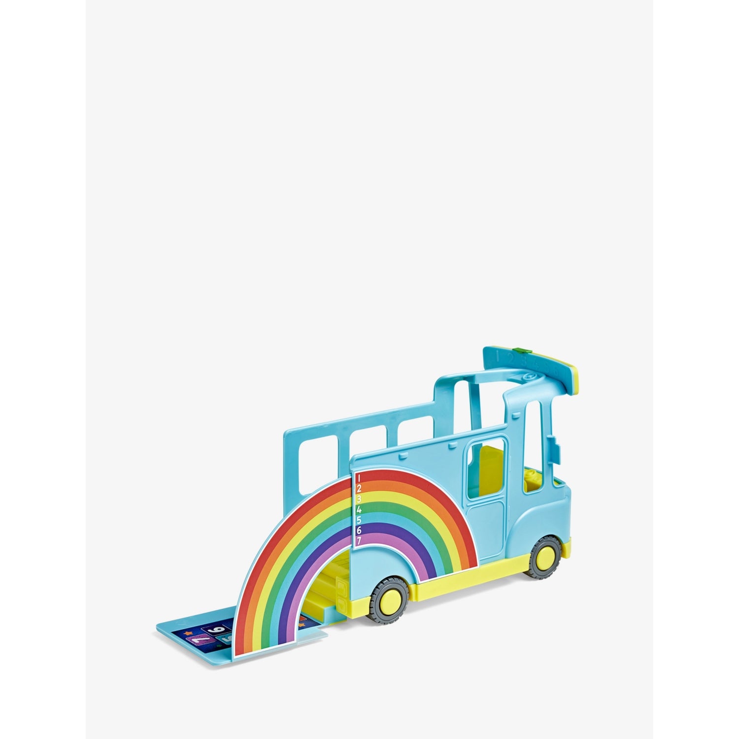 Numberblocks Rainbow Counting Bus playset with Seven figure, UK version