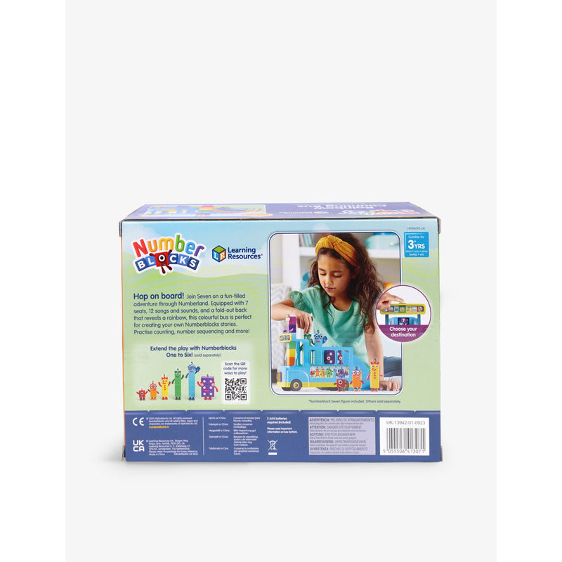 Numberblocks Rainbow Counting Bus playset with Seven figure, UK version