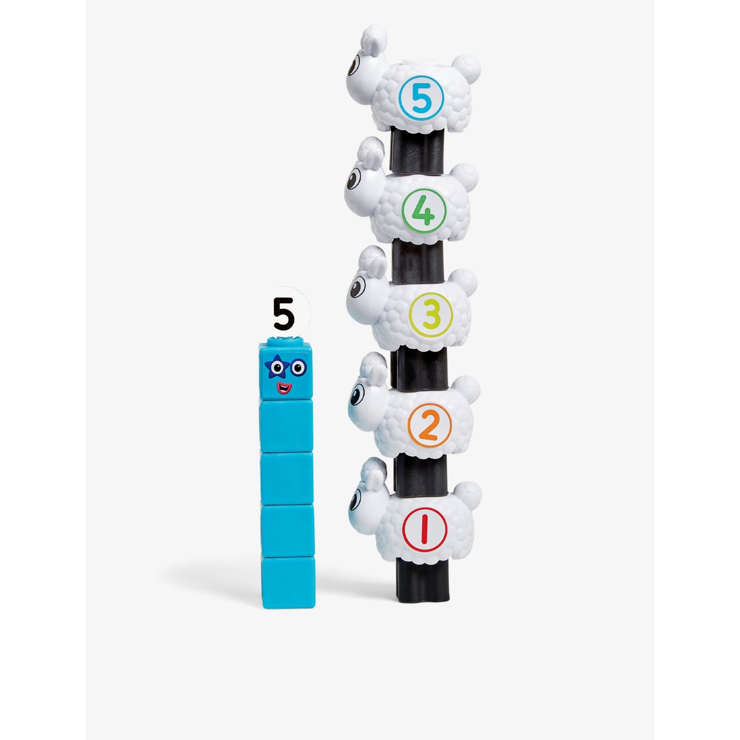 Numberblocks sheep farm MathLink Cubes playset, UK version