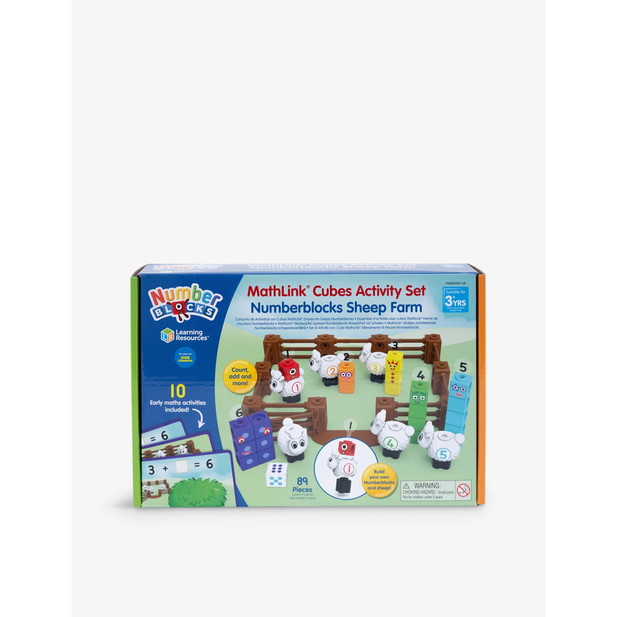 Numberblocks sheep farm MathLink Cubes playset, UK version