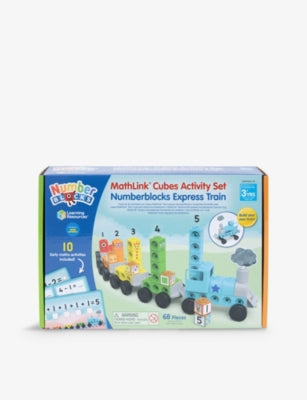 Numberblocks Mathlink Cubes Express Train playset, 68 pieces (British brand)