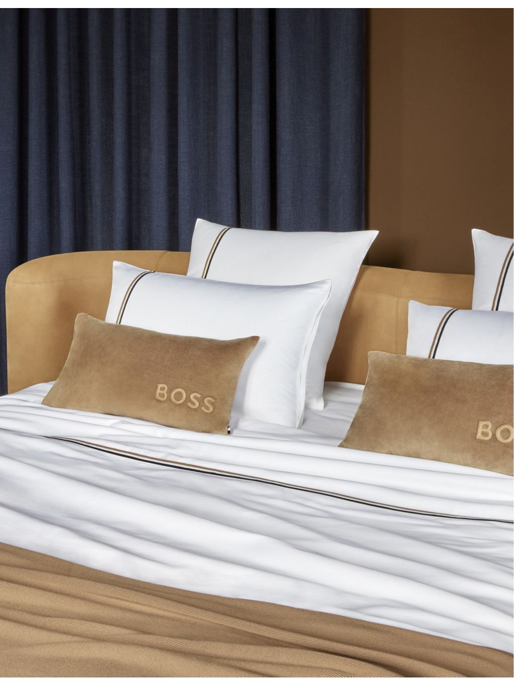 BOSS cotton pillowcase stripe 50x75cm (British brand)