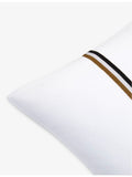BOSS stripe-print cotton pillowcase 65cm x 65cm, UK version