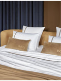 BOSS stripe-print cotton pillowcase 65cm x 65cm, UK version