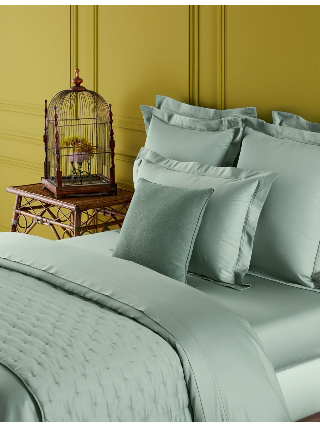 Yves Delorme Triomphe cotton Oxford pillowcase 50x75cm, imported from the UK