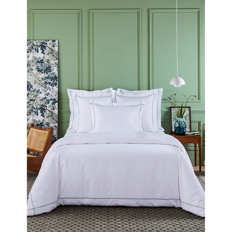 Yves Delorme Athena Oxford pillowcase 65cm square, imported from the UK