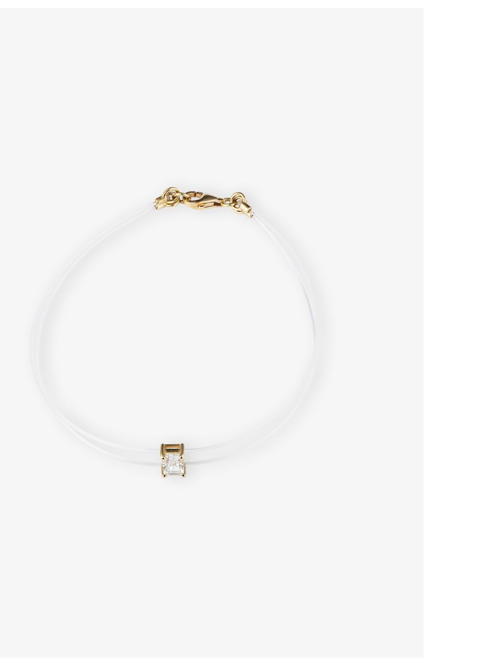 The Diamond Lab 18ct yellow gold lab-grown diamond bracelet, 0.49ct, UK version