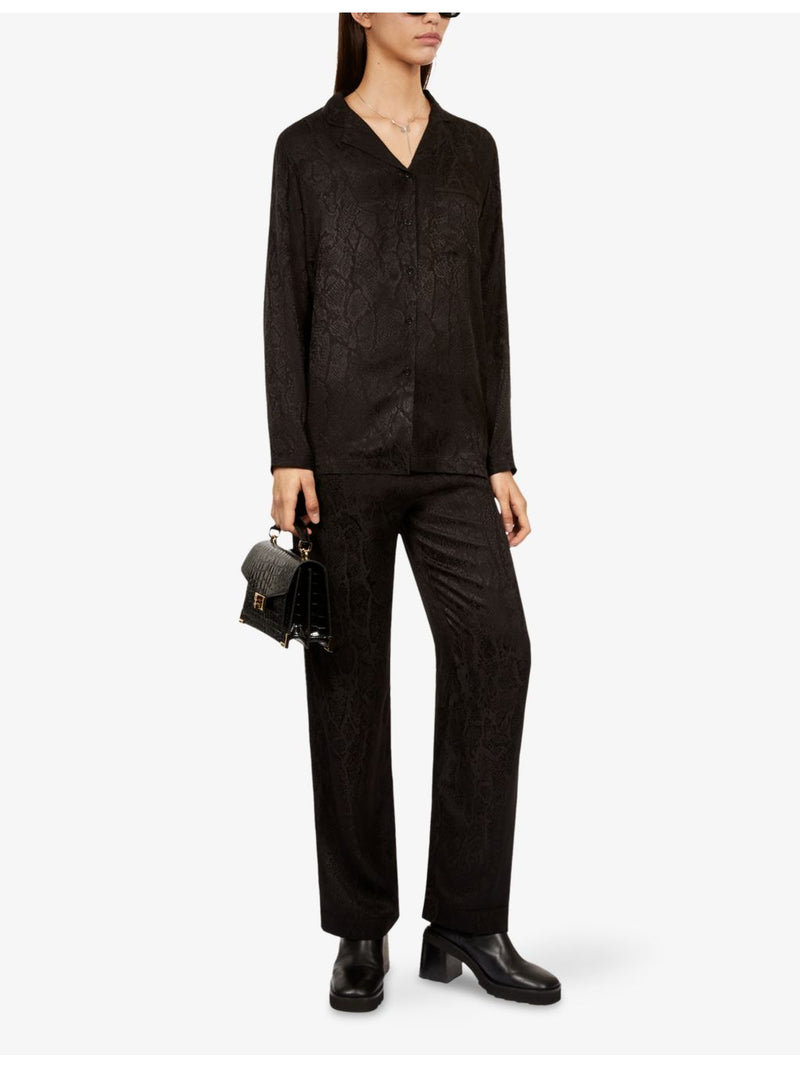 The Kooples small Emily crocodile-effect leather cross-body bag, UK version