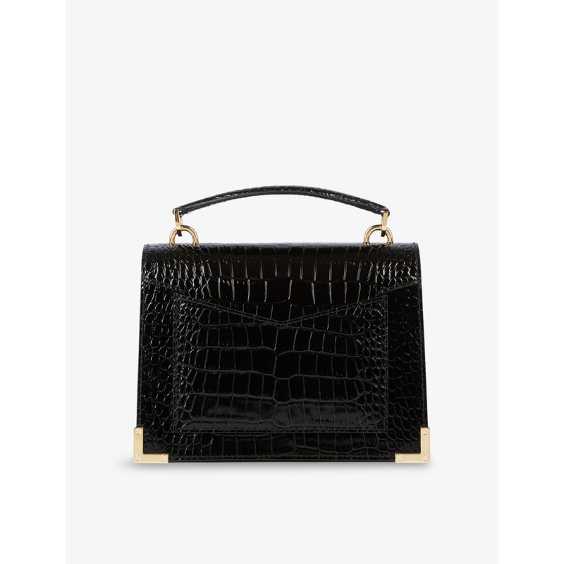 The Kooples small Emily crocodile-effect leather cross-body bag, UK version