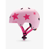 Micro star-print small helmet with LED light (British brand)