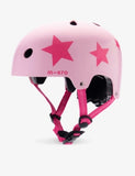 Micro star-print small helmet with LED light (British brand)