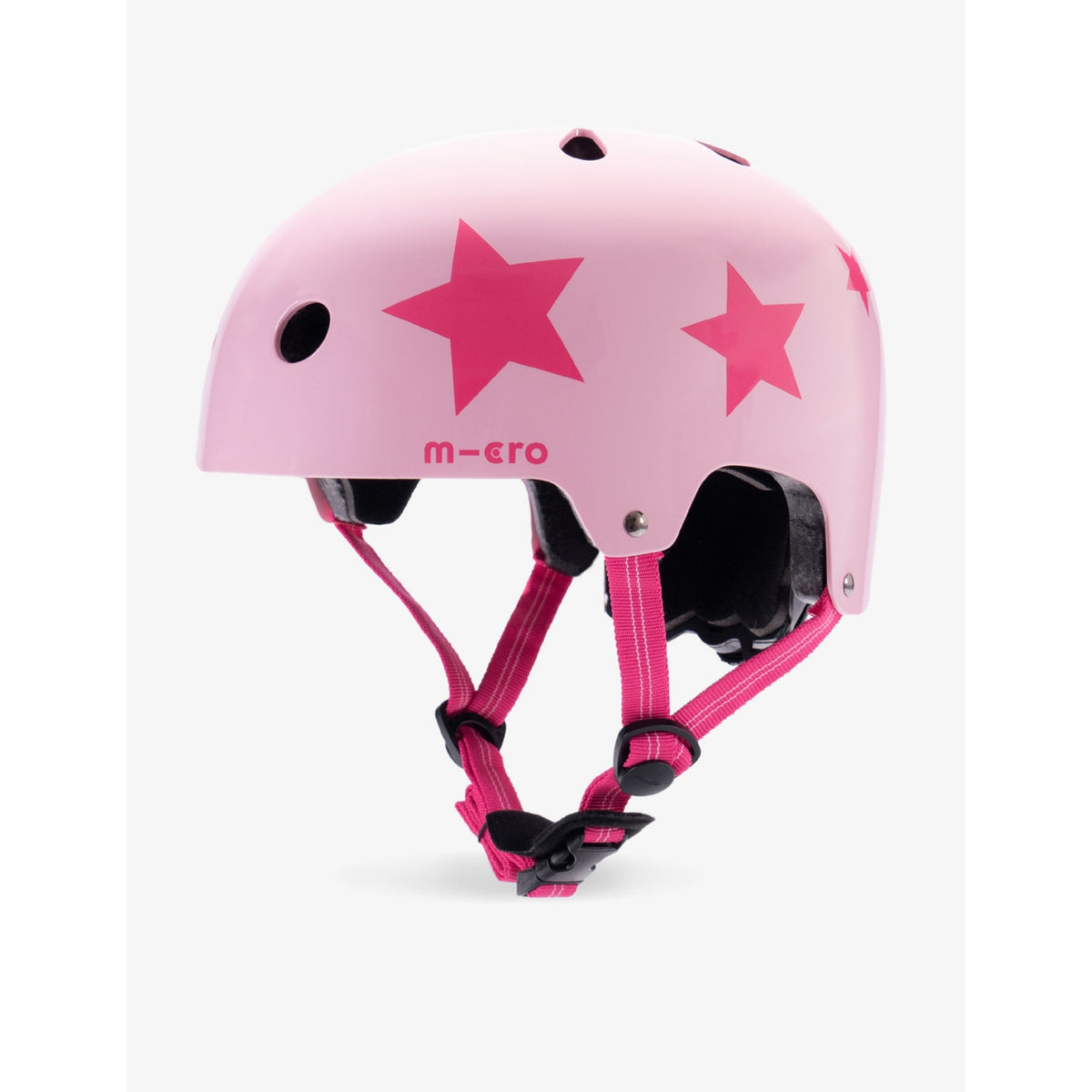Micro star-print medium helmet with LED light - British product