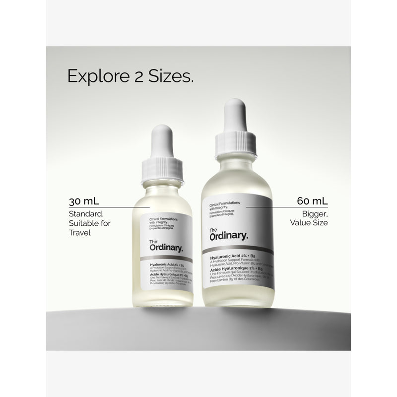 The Ordinary hyaluronic acid 2% + B5 facial serum (British brand)