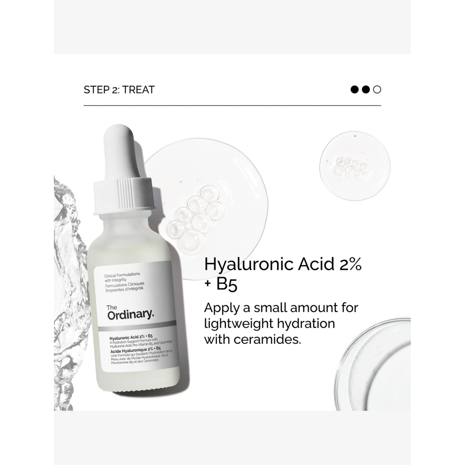 The Ordinary daily skincare set 50ml, 30ml, 30ml, imported from the UK